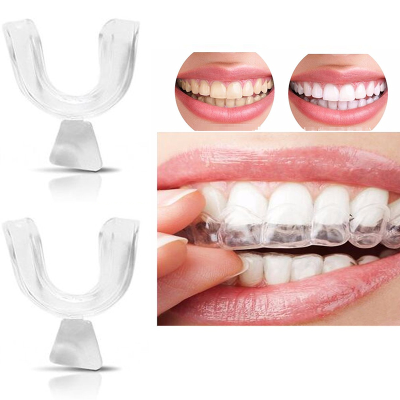 Teeth Whitening For Trays - ถาดซิลิโคนแบบสวมใส่สบายสำหรับกลางคืน ป้องกันการกัดฟัน แก้ปัญหาการนอนกรน ช่วยฟอกสีฟัน ดูแลสุขภาพช่องปาก