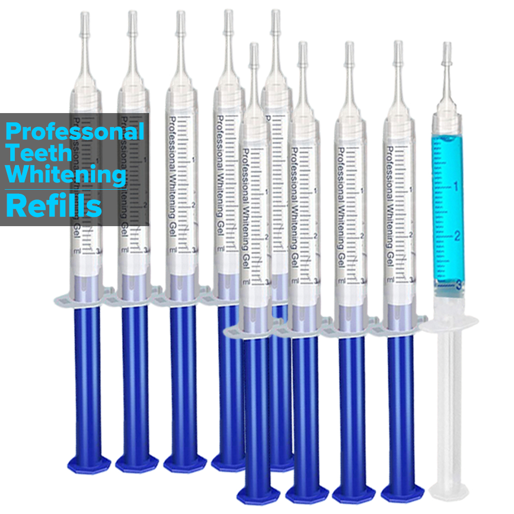 Teeth Whitening For Trays - เจลฟอกสีฟันแบบเติม หลอดฉีดยาเจลฟอกสีฟัน สำหรับถาดใสแบบอินวิสไลน์ เกรดสำหรับทันตกรรม ชุดฟอกสีฟันขาว