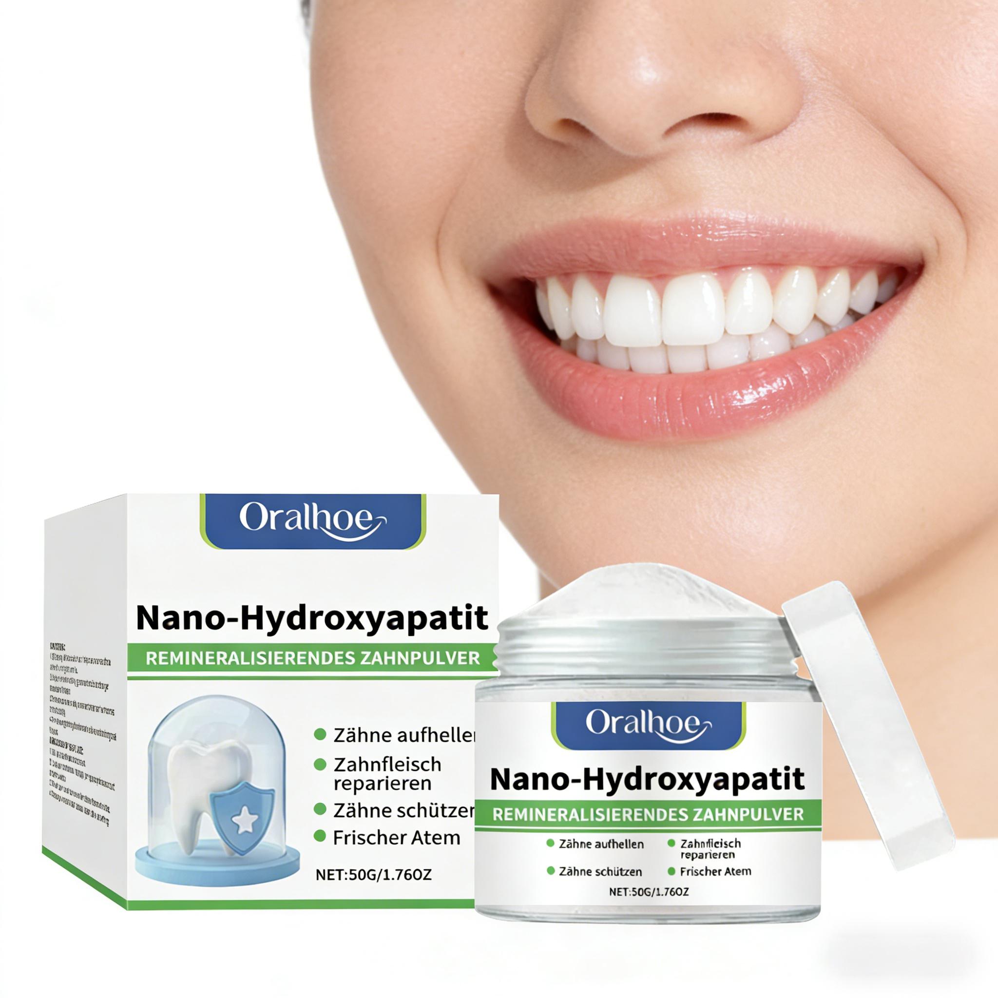 Teeth Whitening Ingredients - ผงฟอกสีฟัน Oralhoe ทำความสะอาดคราบพลัค คราบเหลือง ขจัดคราบเหลือง ฟันขาวสดใส