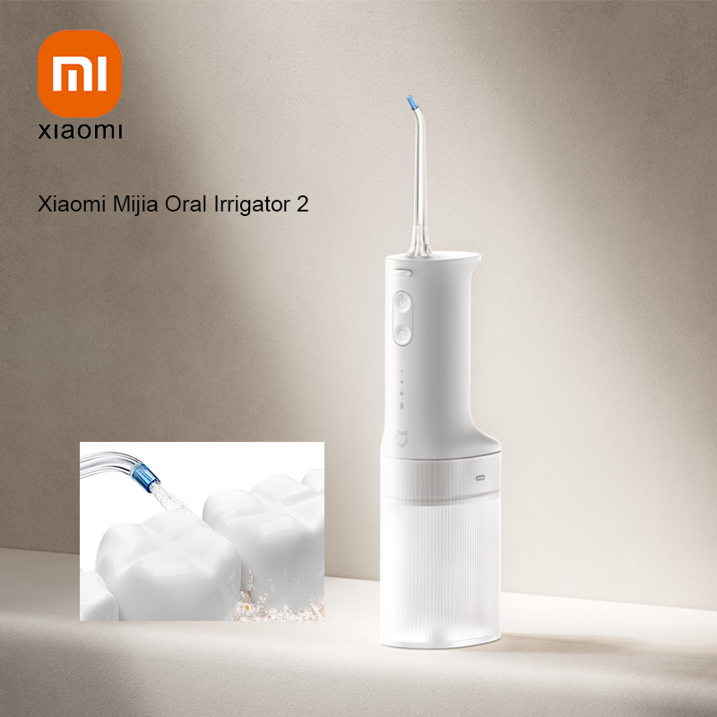 Water Flosser Cordless - เครื่องฉีดน้ำทำความสะอาดช่องปาก Xiaomi Mijia 2, เครื่องฉีดน้ำไฟฟ้าแบบพกพา 200