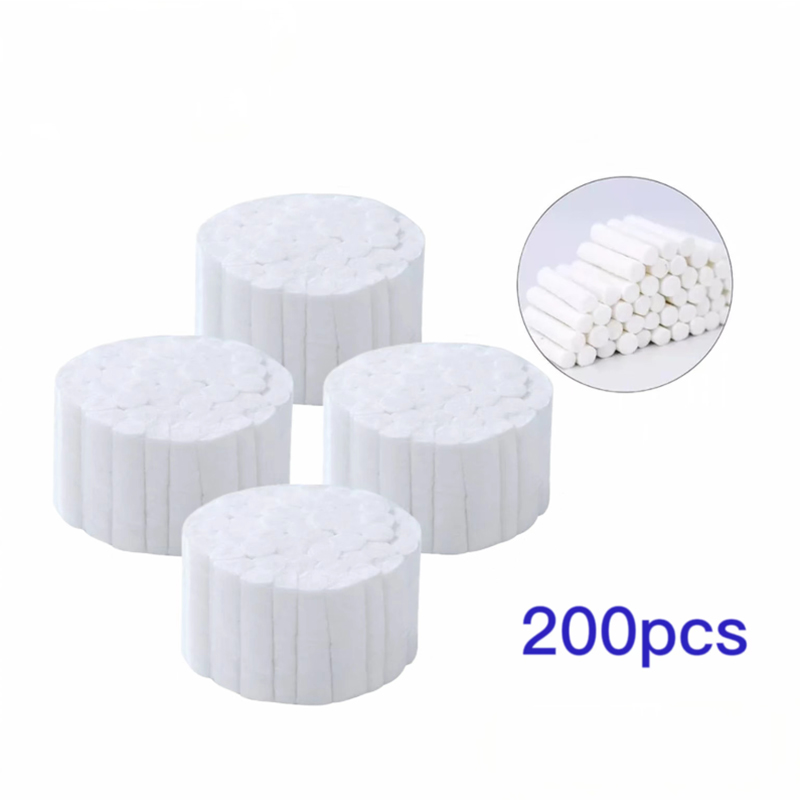 Whitening Teeth Dentist - 200pcs1000pcs Disposable ทันตกรรมผ่าตัดทางการแพทย์ผ้าฝ้ายม้วนฟันอัญมณีความบริสุทธิ์สูงผ้าฝ้ายม้วนอุปกรณ์ทันตแพทย์ฟันไวท์เทนนิ่ง