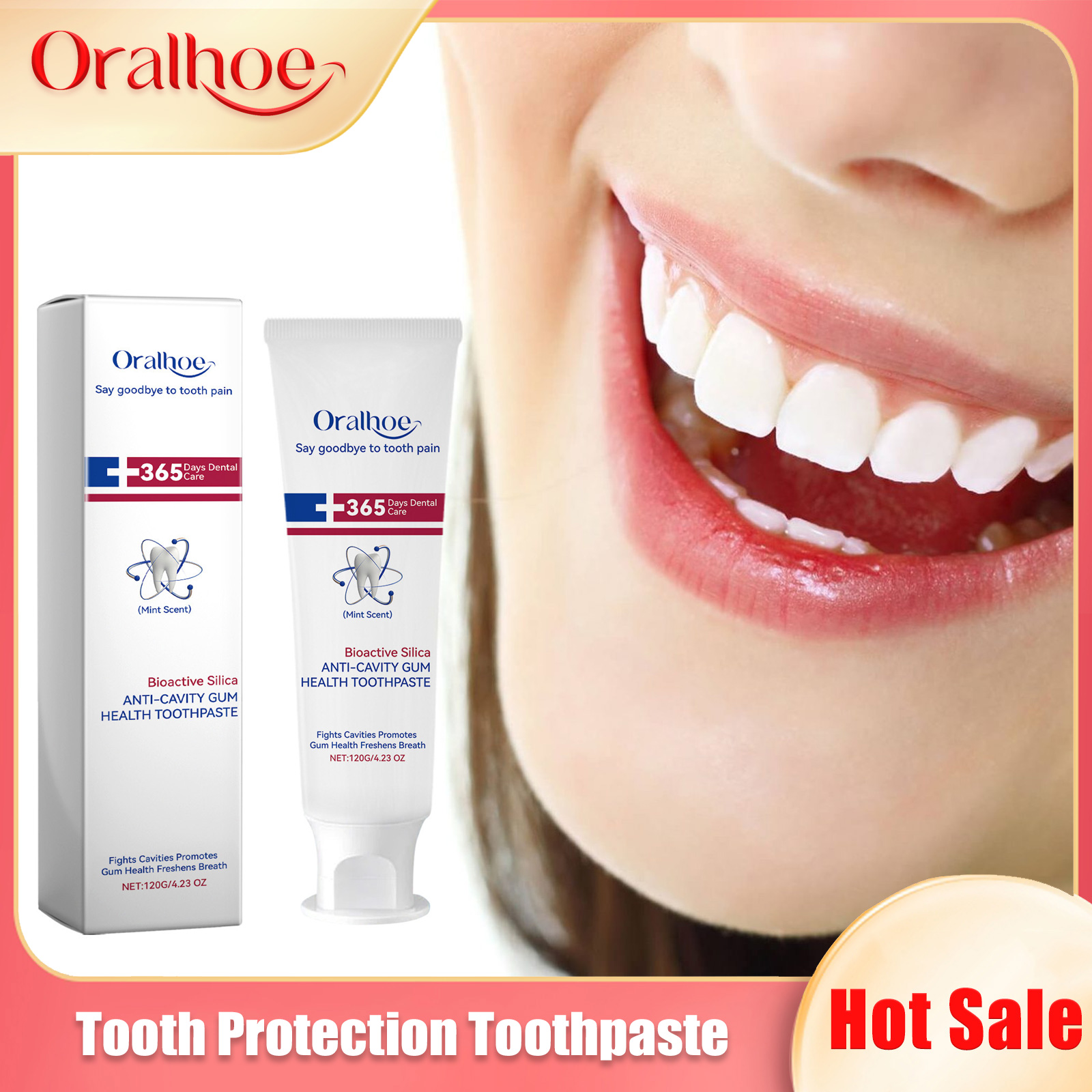 Teeth Whitening Crest - ยาสีฟันโปรไบโอติกทำให้ฟันขาวฟันเหลืองฟันฟันป้องกันกลิ่นในช่องปากครีมทันตกรรมช่วยให้ลมหายใจสดชื่น