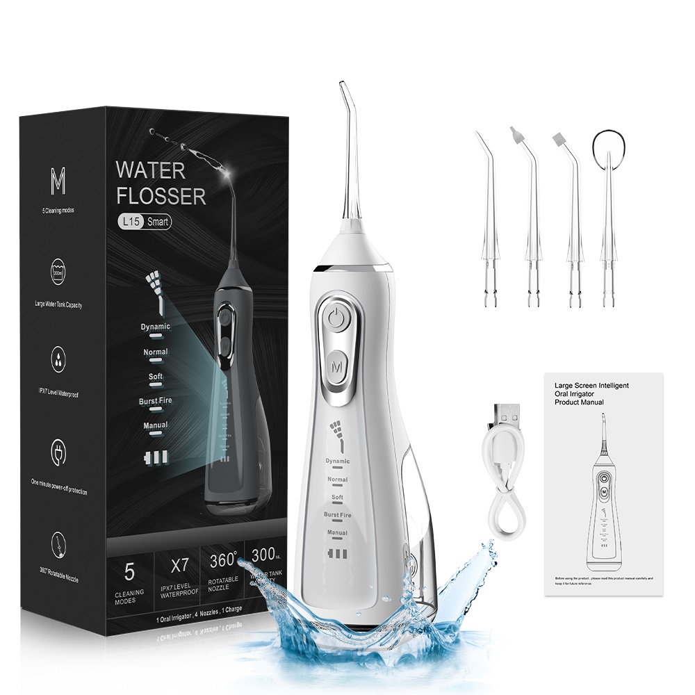 Water Flosser Cordless - แบบพกพาทันตกรรม Irrigator น้ํา Flosser USB ชาร์จ