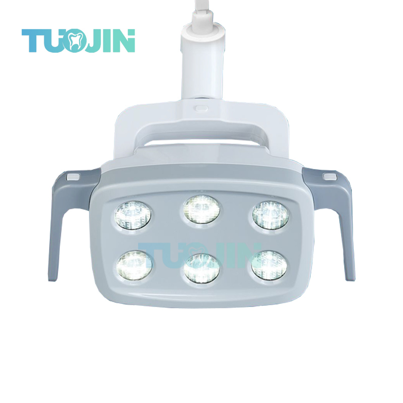 Teeth Whitening With Light - โคมไฟ LED สำหรับทันตกรรม6LED ใช้ในช่องปากเก้าอี้แสงสปอตไลท์อินฟาเรดแบบอุปนัยเครื่องมือฟอกสีฟันดูแลช่องปาก