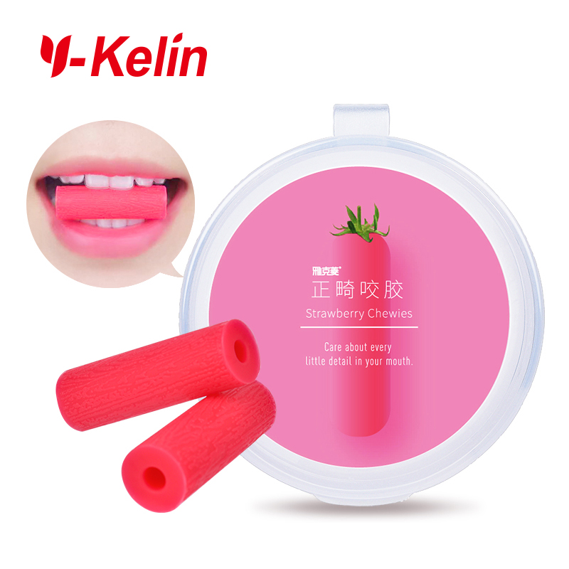 Teeth Whitening Options - Y-Kelin Aligner Chewies 2ชิ้น/กล่องที่มองไม่เห็น Retainer ที่นั่งซิลิโคนซิลิโคน