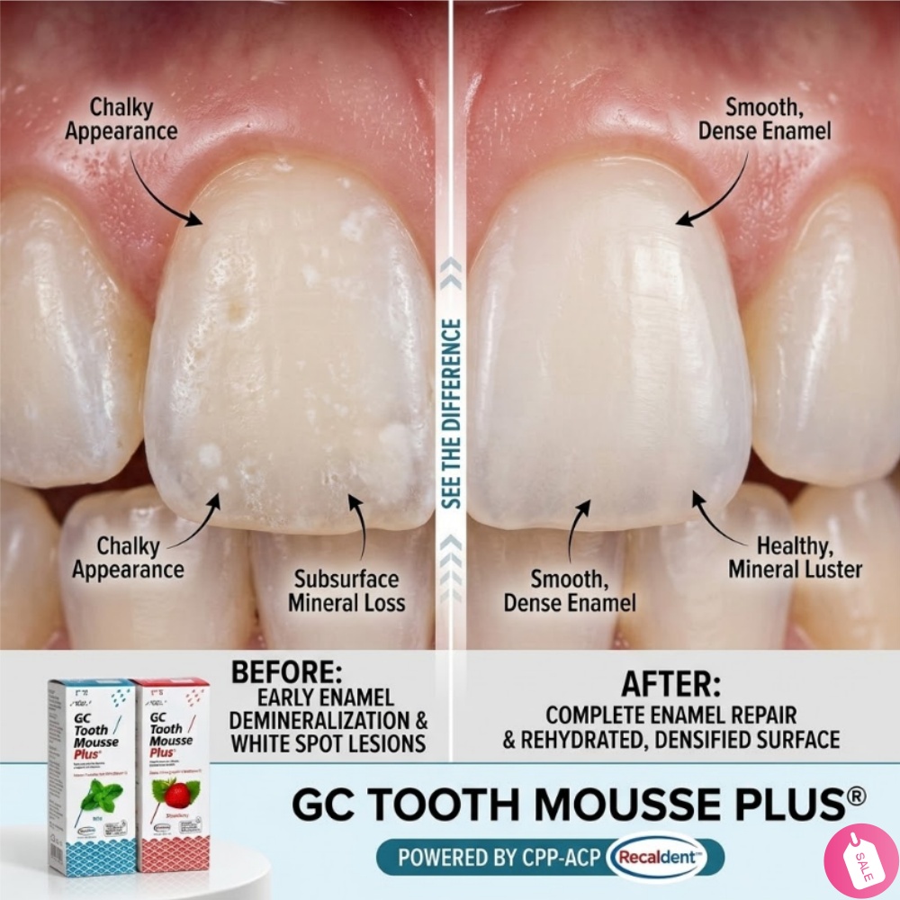 ยาสีฟันมูส 50 กรัม รสผลไม้ GC  - Teeth Whitening Cream บทวิจารณ์และราคา