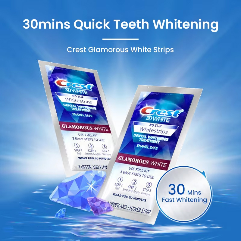 แผ่นฟอกสีฟัน Crest 3D Whitestr - Teeth Whitening Crest บทวิจารณ์และราคา