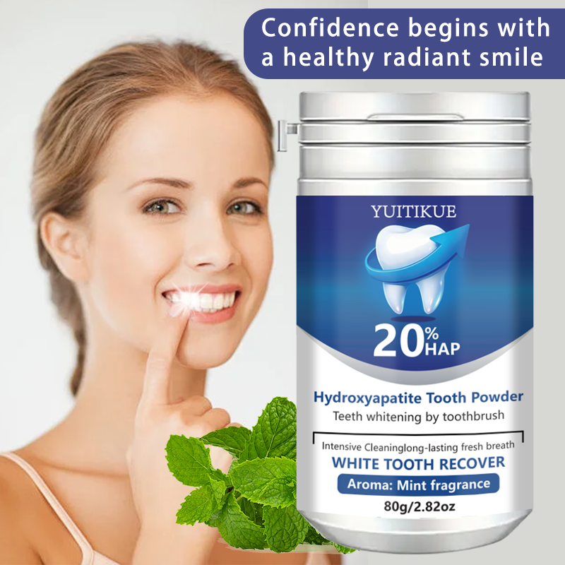 ผงฟอกฟันไฮดรอกซีอะพาไทต์ 20% H - Teeth Whitening Ingredients บทวิจารณ์และราคา