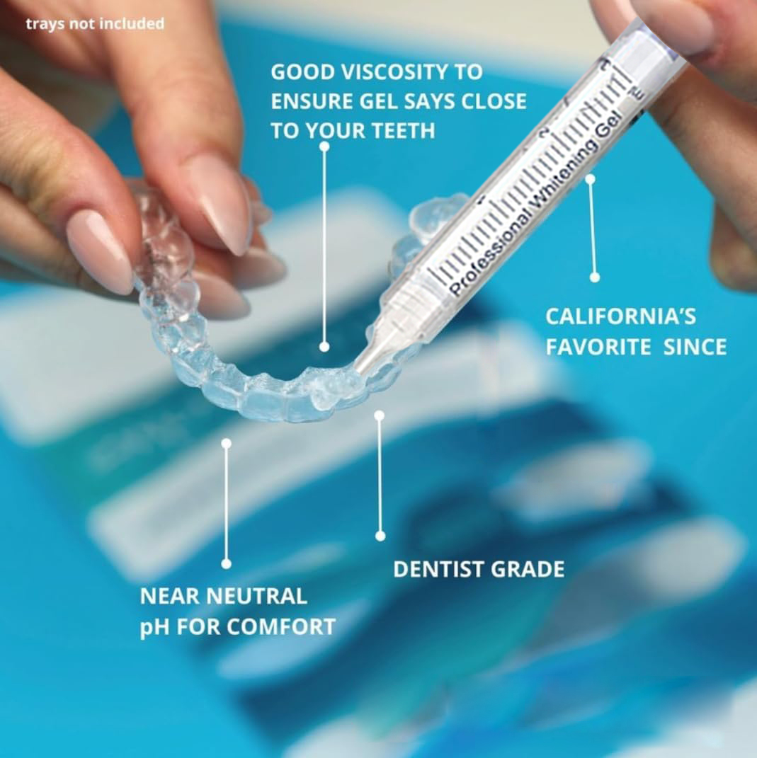 เจลฟอกสีฟันแบบเติม หลอดฉีดยาเจ - Teeth Whitening For Trays บทวิจารณ์และราคา