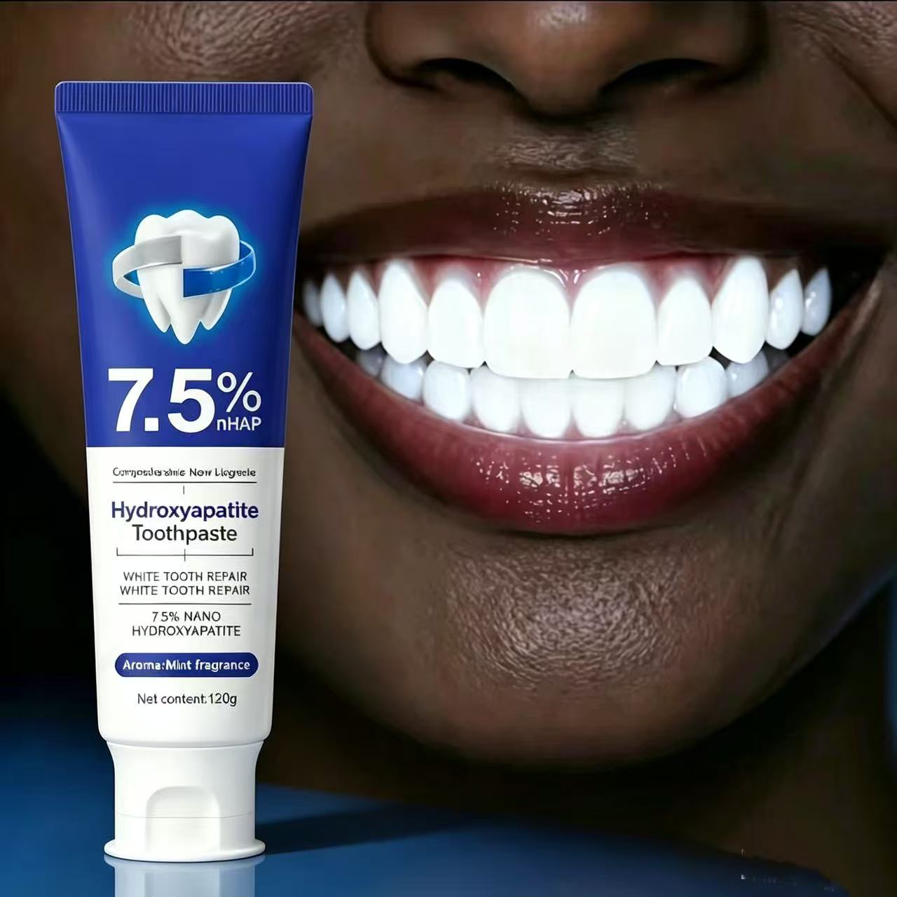 7.5%นาโนไฮดรอกซีอะพาไทต์ยาสีฟั - Teeth Whitening Cream บทวิจารณ์และราคา