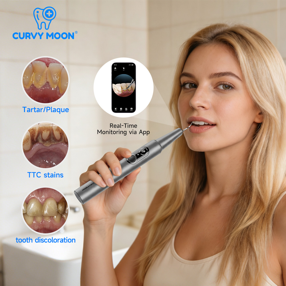 CURVY MOON เครื่องทำความสะอาดฟ - Whitening Teeth Dentist บทวิจารณ์และราคา