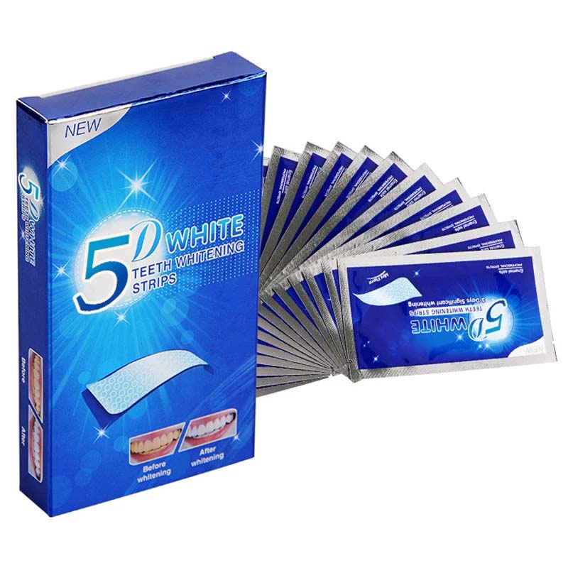 5d เจลชุดฟอกสีฟันสีขาวฟันแถบ O - Teeth Whitening Crest บทวิจารณ์และราคา