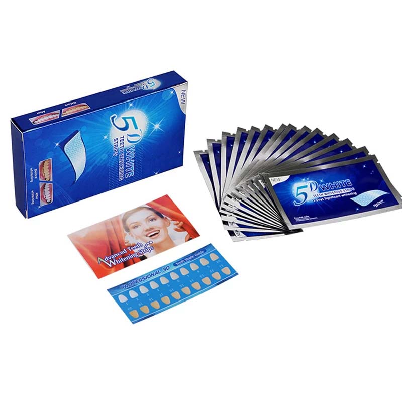 5d เจลชุดฟอกสีฟันสีขาวฟันแถบ O - Teeth Whitening Crest บทวิจารณ์และราคา