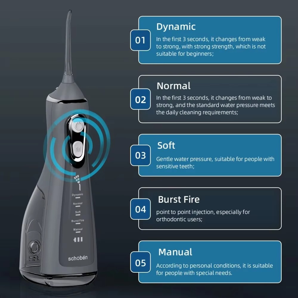 L15 แบบพกพา Irrigator ปาก DIY  - Water Flosser Cordless บทวิจารณ์และราคา
