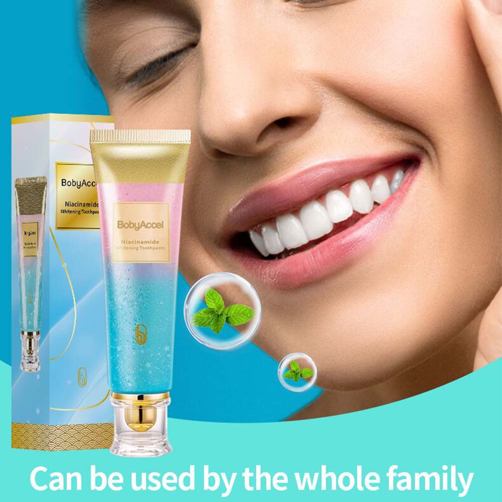 ยาสีฟันไวท์เทนนิ่งไนอาซินาไมด์ - Teeth Whitening Cream บทวิจารณ์และราคา