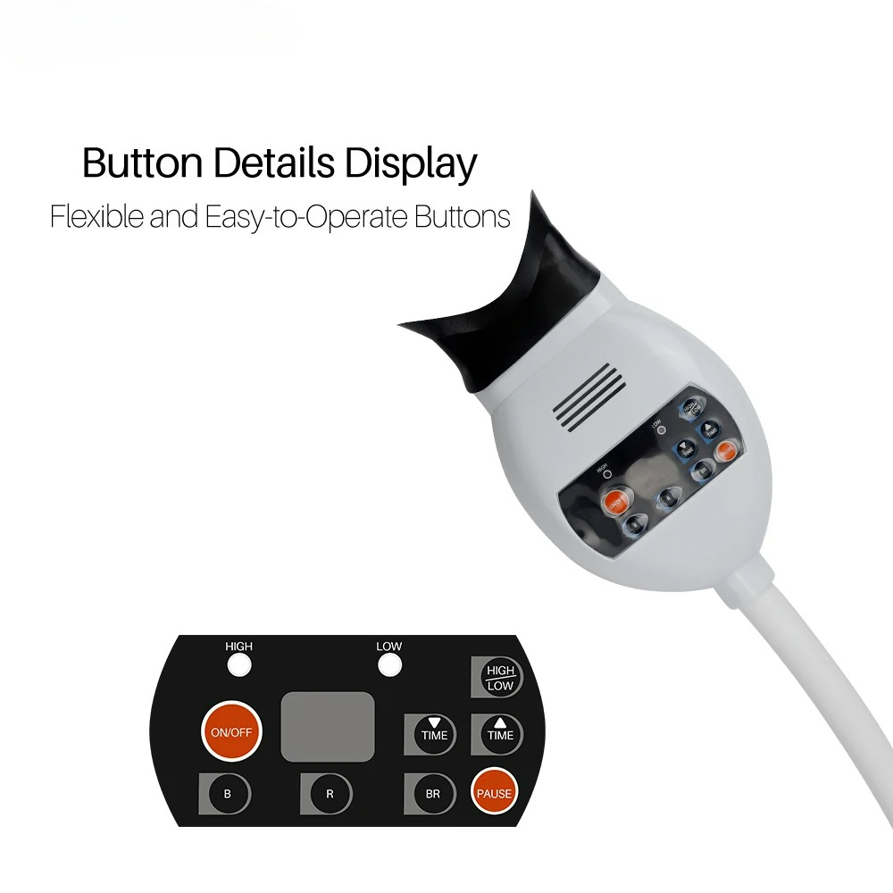 เครื่องเร่งฟอกสีฟัน LED ปรับได - Teeth Whitening With Light บทวิจารณ์และราคา