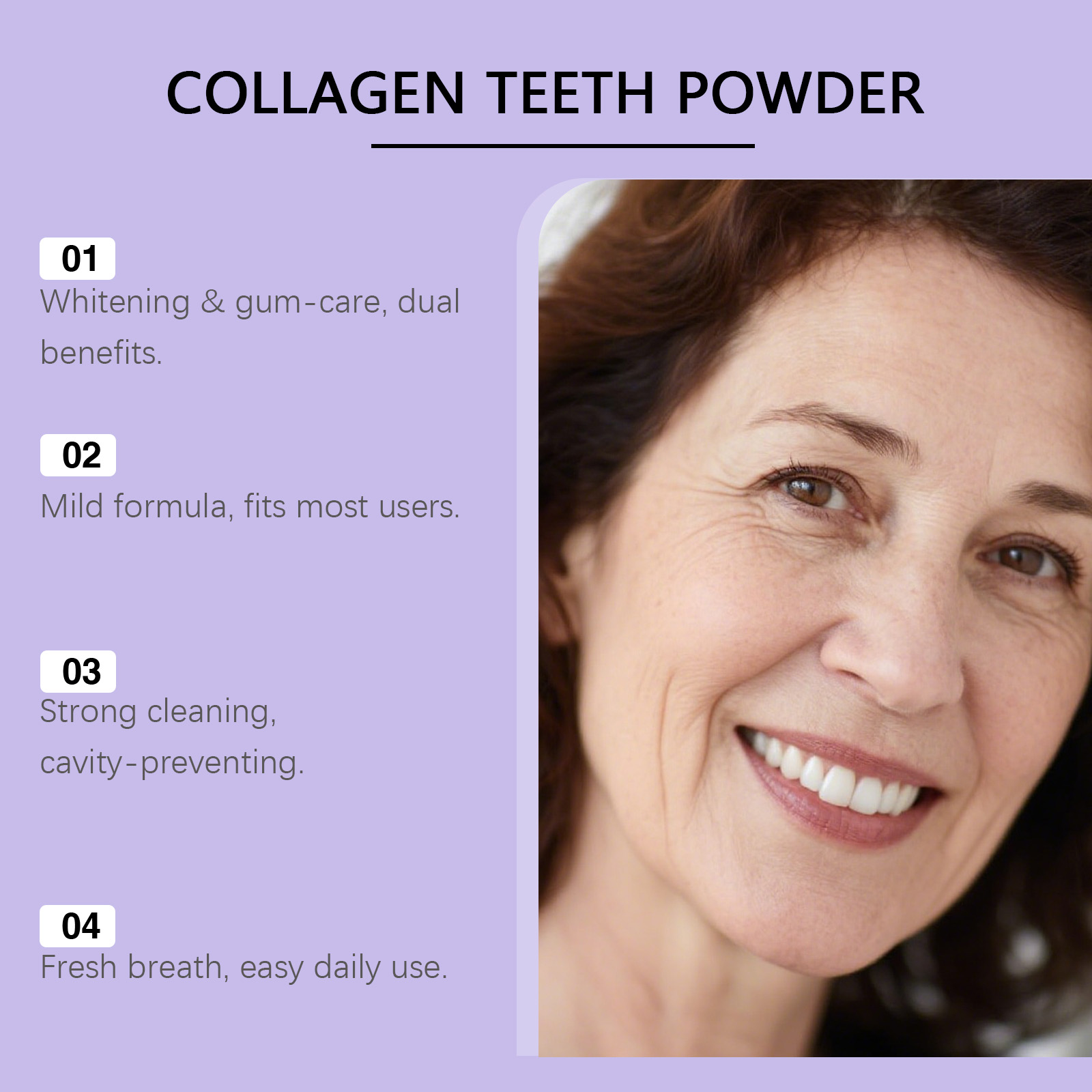 ผงคอลลาเจนฟอกฟันขาว ดูแลช่องปา - Teeth Whitening Ingredients บทวิจารณ์และราคา