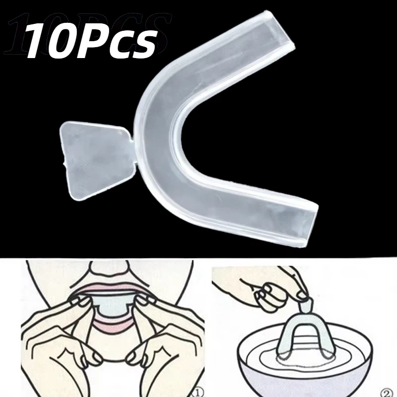 ชุด 10 ชิ้น/เซ็ต ที่ครอบฟันซิล - Teeth Whitening For Trays บทวิจารณ์และราคา