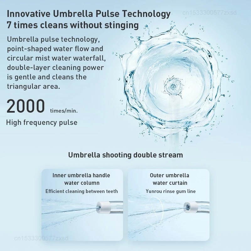 เครื่องทำความสะอาดช่องปากแบบพก - Water Flosser Cordless บทวิจารณ์และราคา