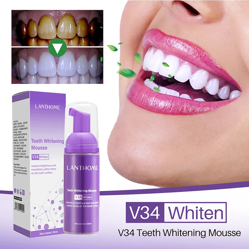 มูส V34ยาสีฟันมีประสิทธิภาพทำค - Teeth Whitening Crest บทวิจารณ์และราคา